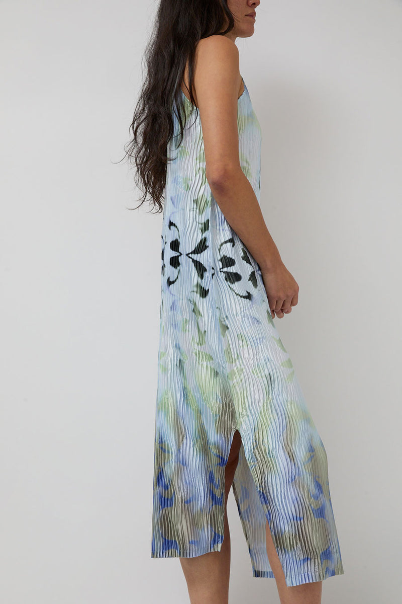 Nin Studio Wave Tank Dress in Dragon Smoke