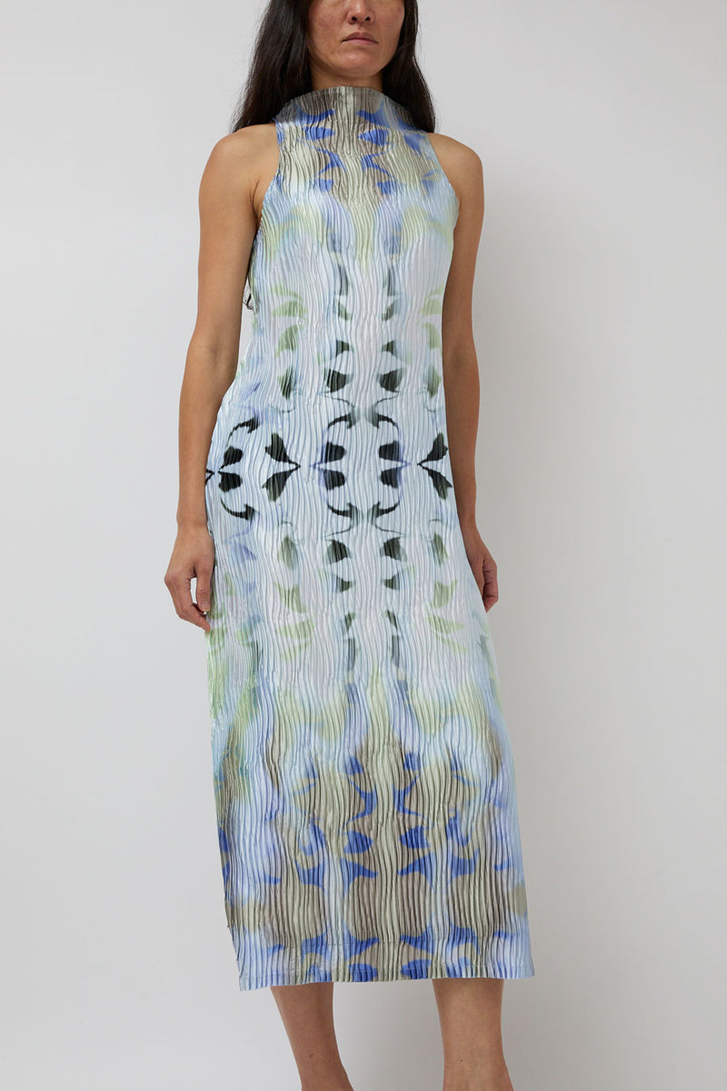 Nin Studio Wave Tank Dress in Dragon Smoke