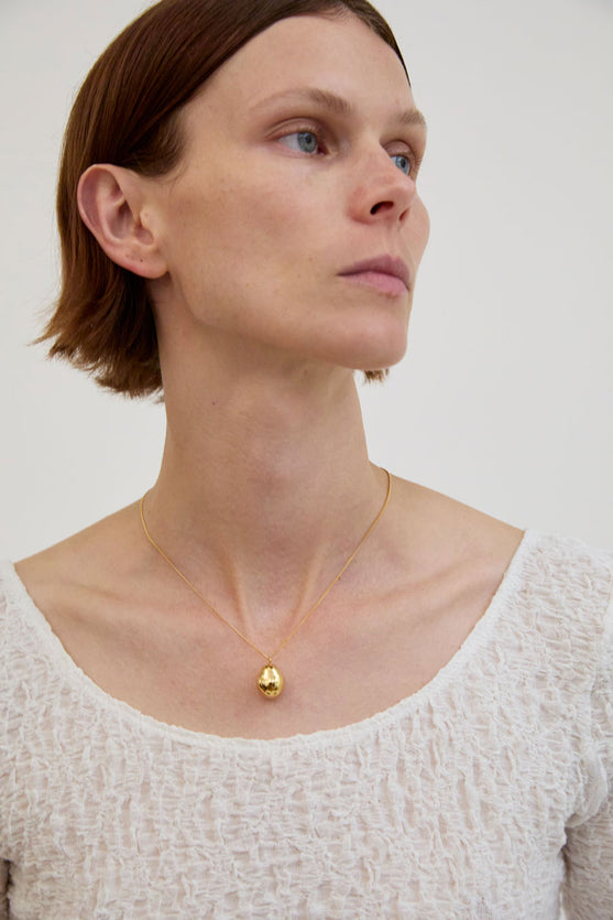 Nina Gordon Drop Necklace in Gold