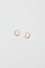 Nina Gordon Ventee Hoops in Gold