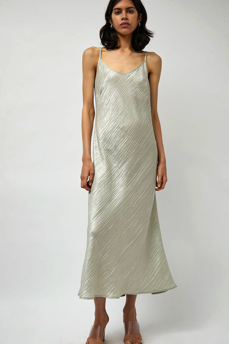 No.6 Elle Slip Dress in Silver