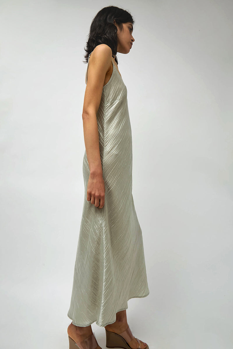 No.6 Elle Slip Dress in Silver