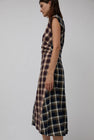 No.6 Rochelle Dress in Mixed Plaid