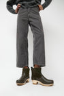 No.6 5" Pull on Shearling Clog Boot on Mid Heel in Olive