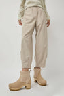 No.6 5" Pull on Shearling Clog Boot on Mid Tread in Bone