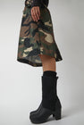 No.6 9" Pull On Shearling Clog Boot on High Heel in Black Suede on Black Base