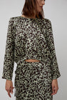No.6 Ana Top in Mint Ink Blot
