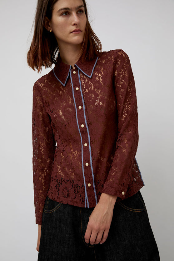 No.6 Anaise Top in Chocolate