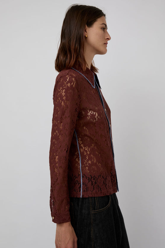 No.6 Anaise Top in Chocolate