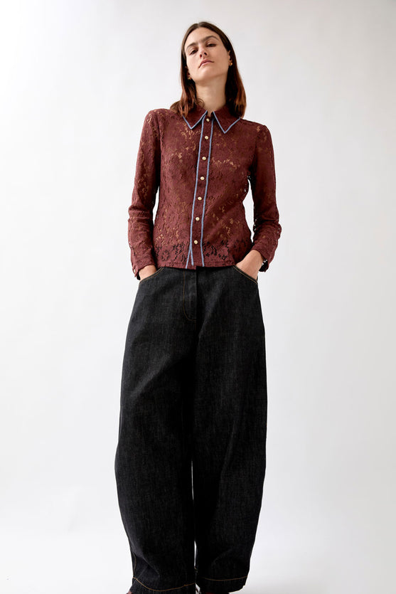 No.6 Anaise Top in Chocolate