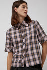 No.6 Clairo Top in Pink Plaid