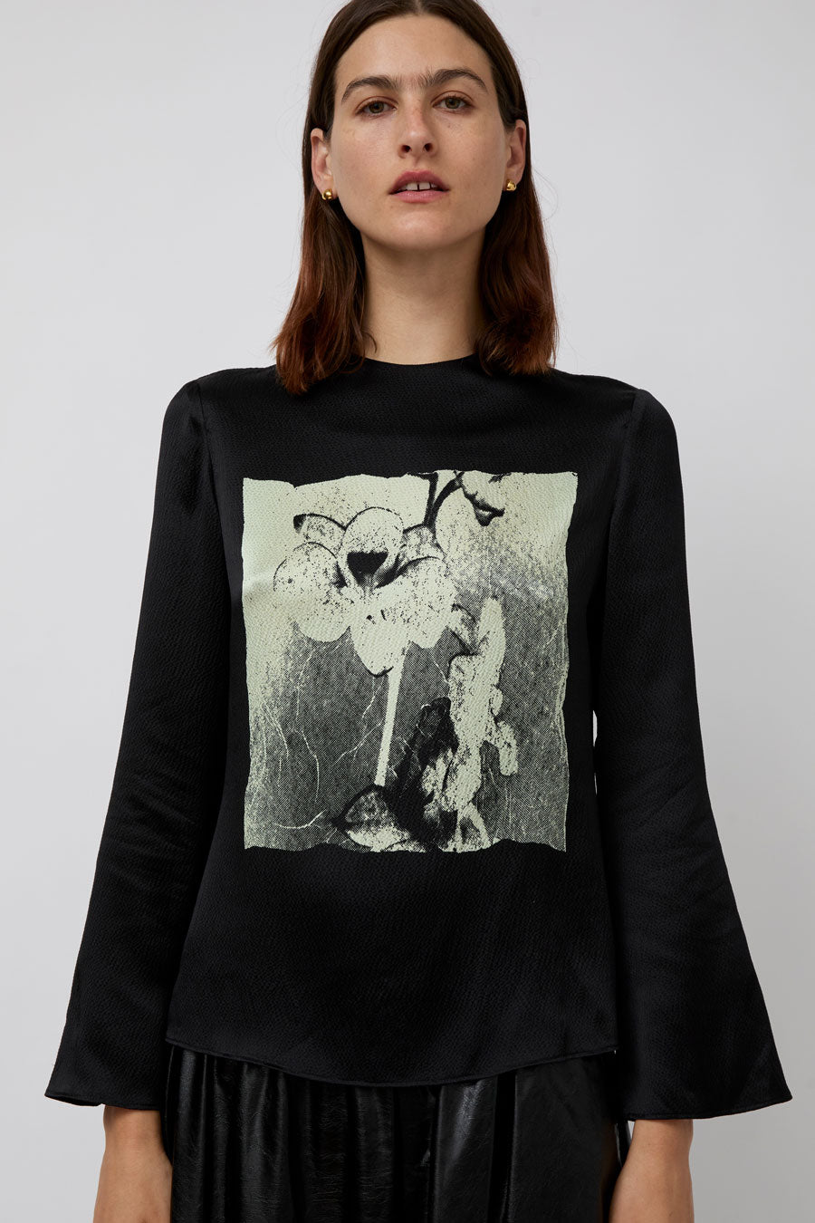 No.6 Diane Top in Black Magnolia