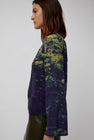 No.6 Diane Top in Green Poppies
