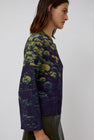 No.6 Diane Top in Green Poppies