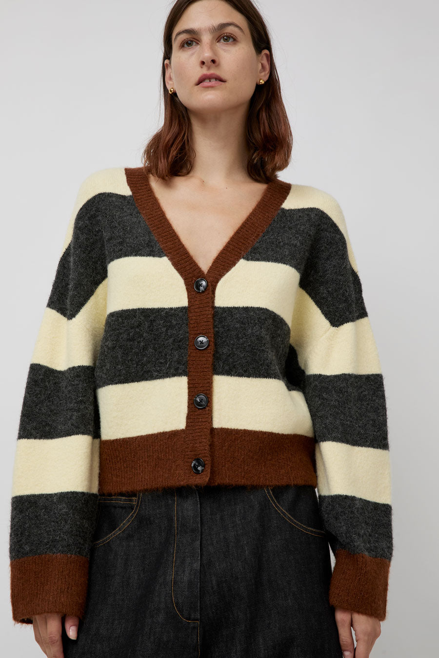 No.6 Gabriel Cardigan in Stripe