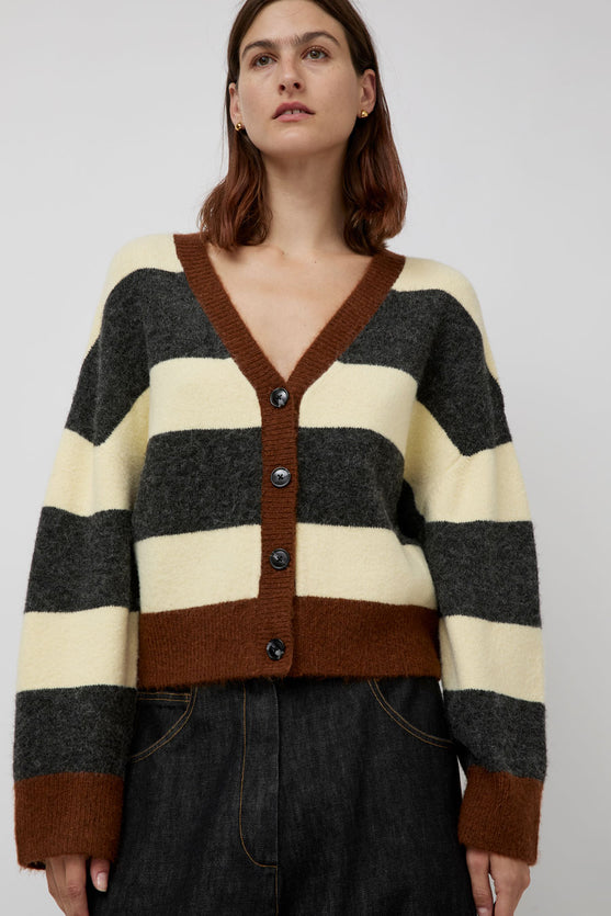 No.6 Gabriel Cardigan in Stripe