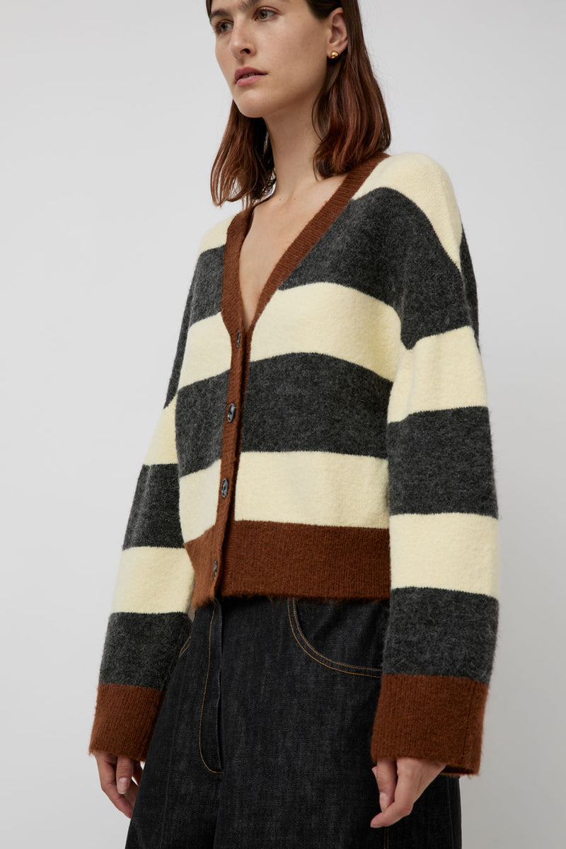 No.6 Gabriel Cardigan in Stripe