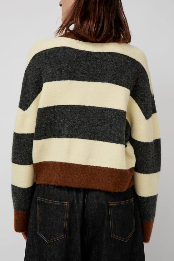 No.6 Gabriel Cardigan in Stripe
