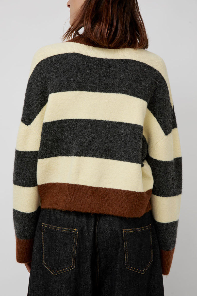 No.6 Gabriel Cardigan in Stripe
