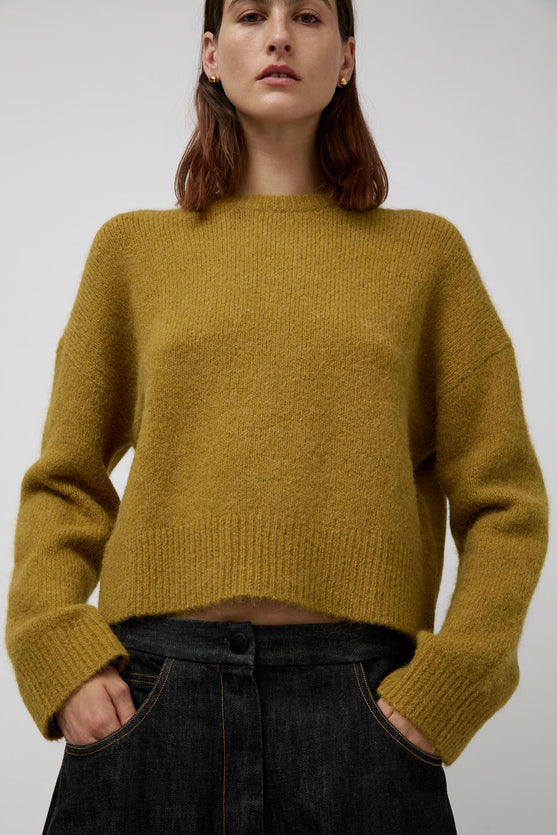 No.6 Henry Knit in Mustard