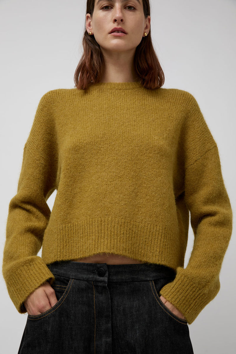 No.6 Henry Knit in Mustard