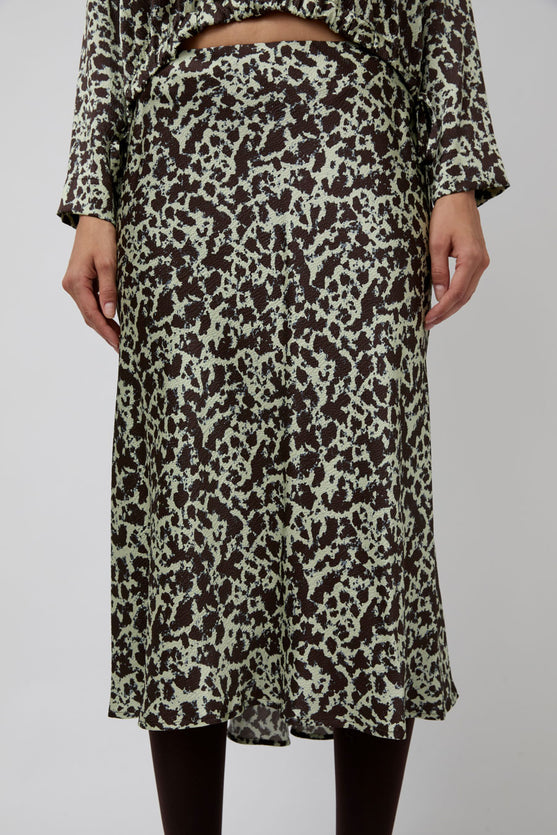 No.6 Mitta Skirt in Mint Ink Blot