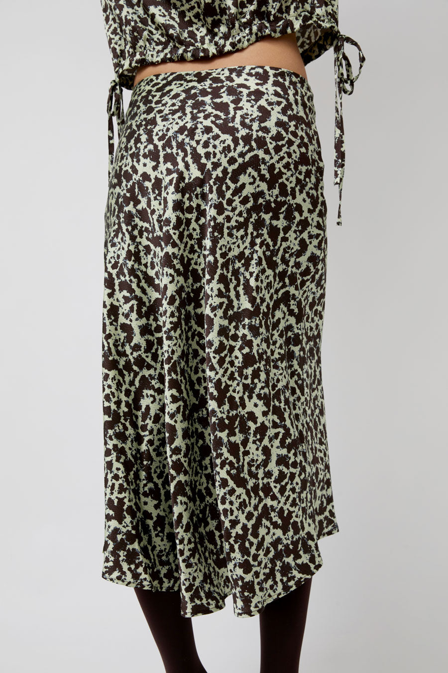 No.6 Mitta Skirt in Mint Ink Blot