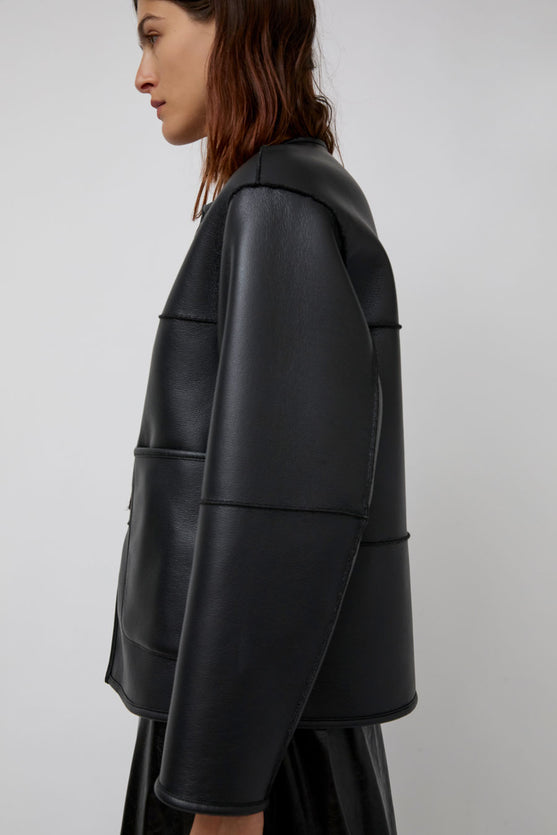 No.6 Niels Reversible Jacket in Black