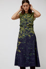 No.6 Rochelle Dress in Green Poppies