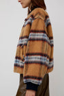 No.6 Dover Jacket in Camel Plaid
