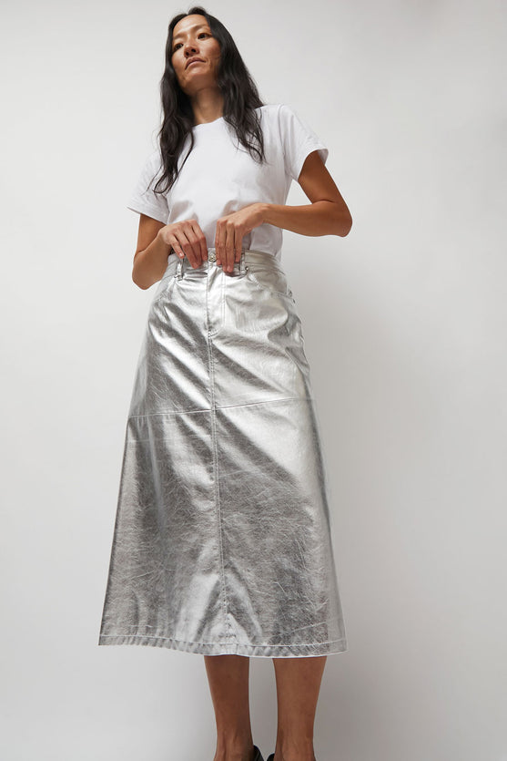 No.6 Aimee Skirt in Silver