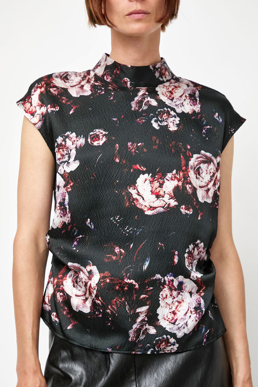 No.6 Alex Top in Black Rose