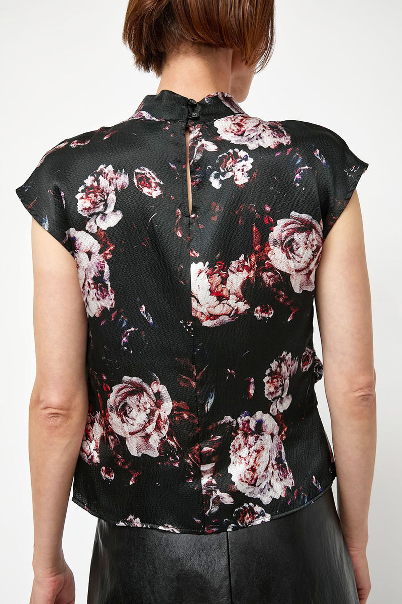 No.6 Alex Top in Black Rose