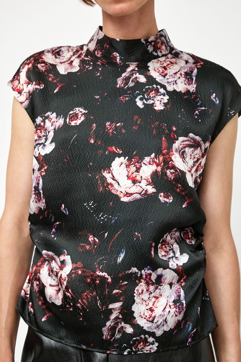 No.6 Alex Top in Black Rose