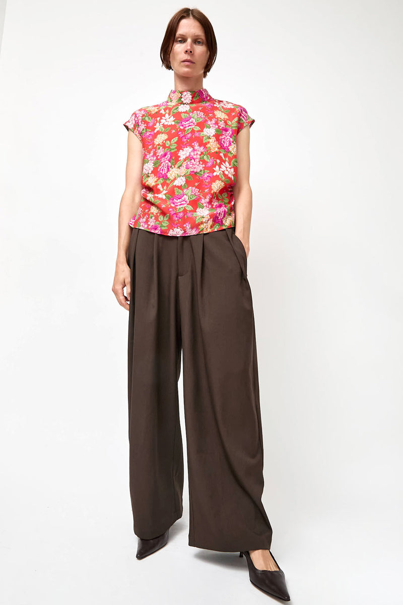 No.6 Alex Top in Red Bouquet