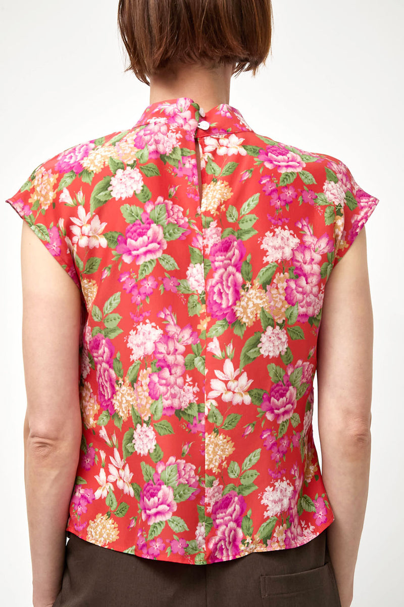 No.6 Alex Top in Red Bouquet
