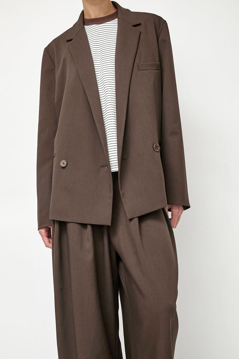 No.6 Austin Blazer in Chocolate