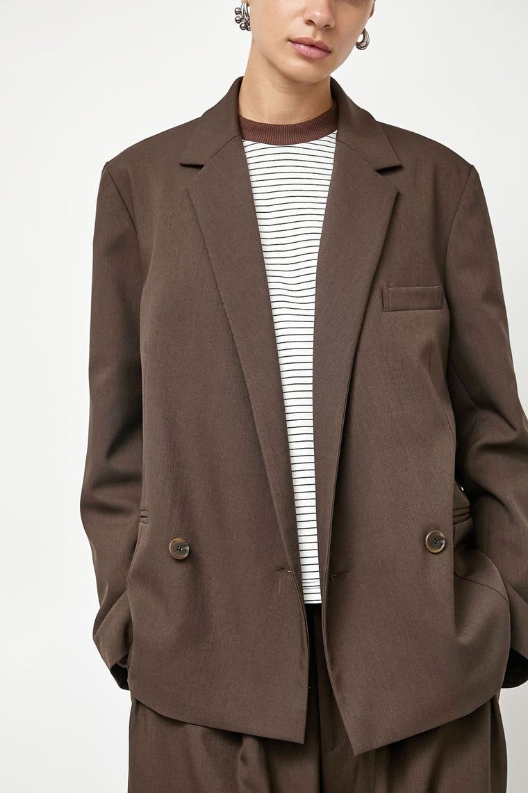 No.6 Austin Blazer in Chocolate