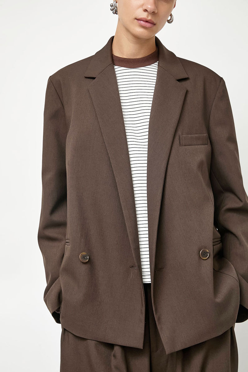 No.6 Austin Blazer in Chocolate