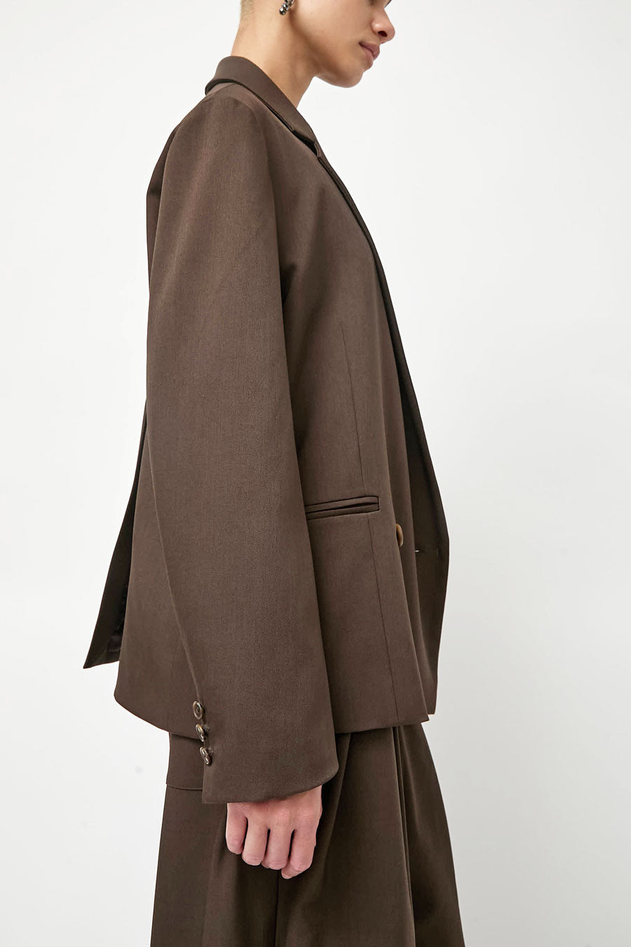 No.6 Austin Blazer in Chocolate