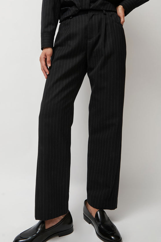 No.6 Baxter Pant in Midnight Stripe