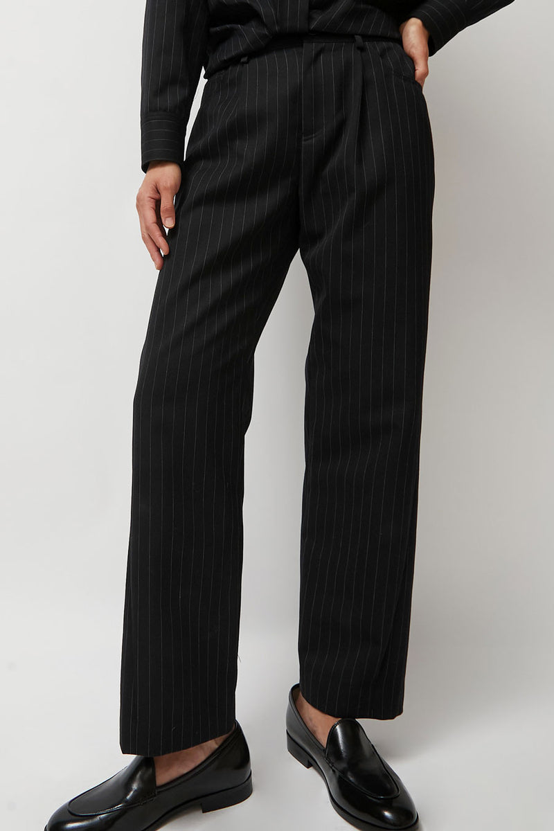 No.6 Baxter Pant in Midnight Stripe