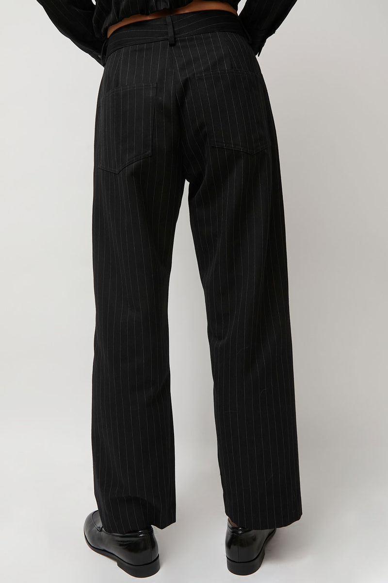 No.6 Baxter Pant in Midnight Stripe