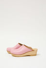 No.6 Bella Clog on Mid Wedge in Light Pink