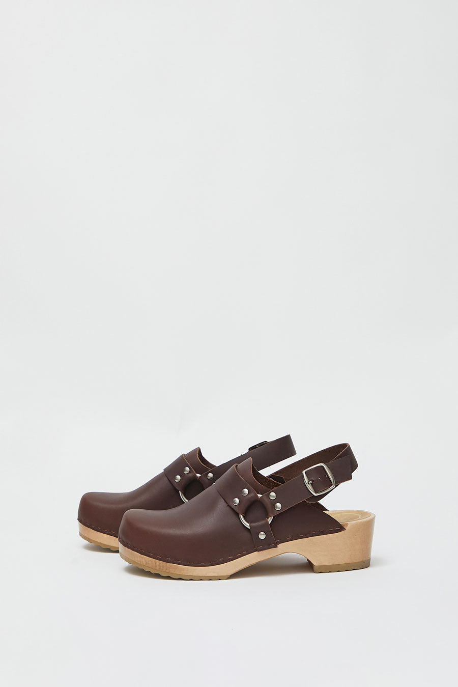 No.6 Brando Clog on Vintage Base in Molasses