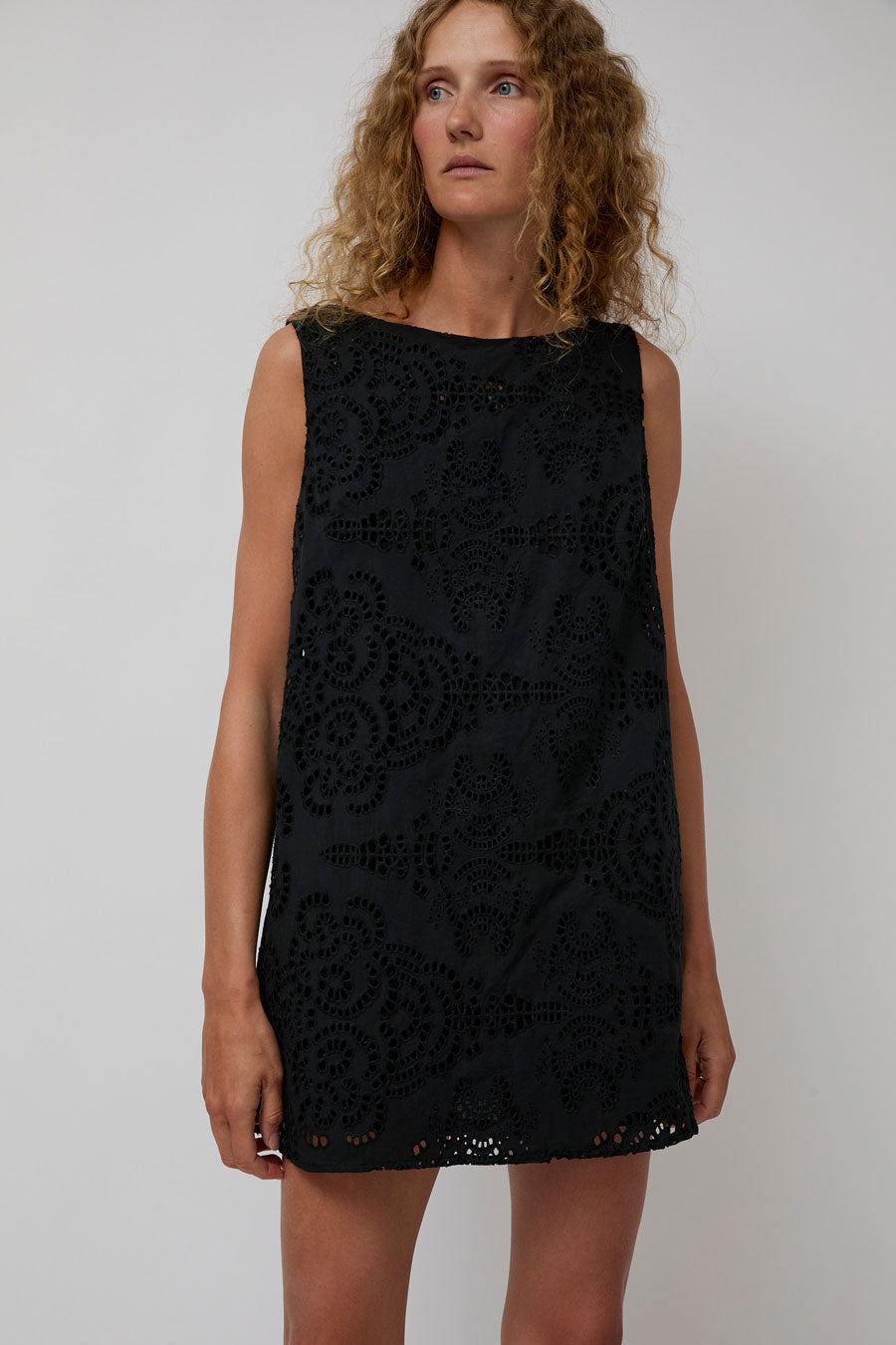 No.6 Clare Dress in Black Eyelet
