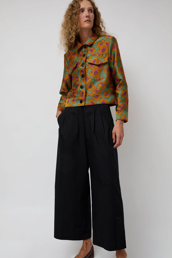 れみ　ACKA flower jacquard jacket れみ ACKA flower jacquard jacket Flower Jacquard Jacket