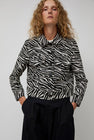 No.6 Claudia Jacket in Zebra Jacquard