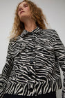 No.6 Claudia Jacket in Zebra Jacquard