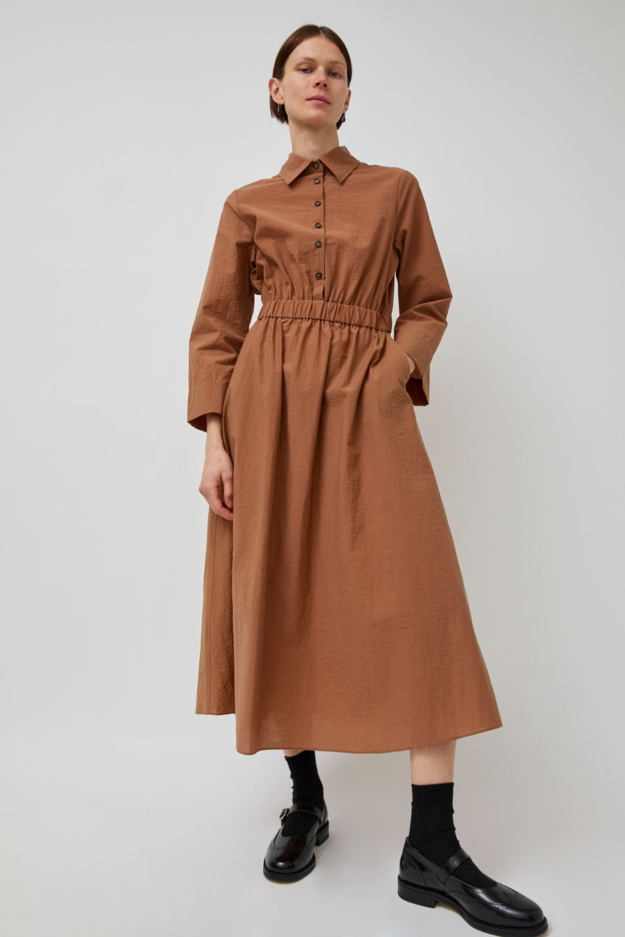No.6 Crosby Dress in Tan